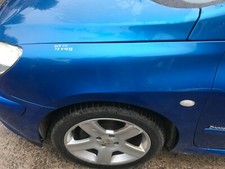 PEUGEOT 307 03-08 PASSENGER SIDE WING FENDER IN BLUE PAINT CODE KMF#4333
