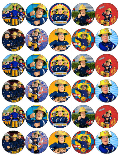Fireman sam edible - sam,