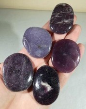 Polished Lepidolite Palm Stone