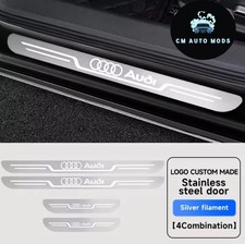 4Pcs Audi Stainless Steel Door