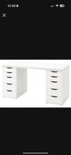 ikea desk with drawers