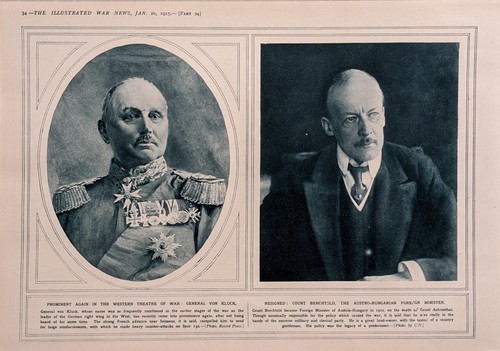 1915 wwi ww1 print genera - wwi, von