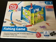 Playtive Junior fishing game wooden Toy ages 2-5