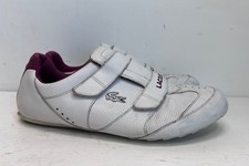 Lacoste white leather trainers - white,