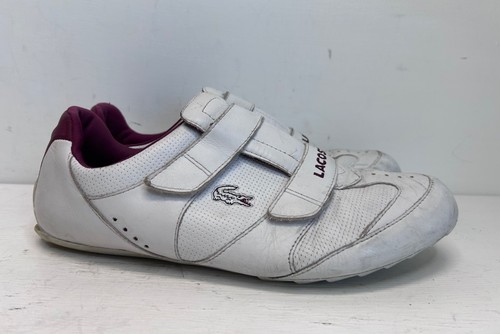Lacoste white leather trainers - lacoste,