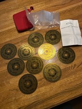 Mr Christmas Brass Clock