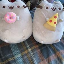 Pusheen bundle cat with pizza soft toy and cat with donut cuddly toys