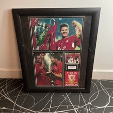 Liverpool FC Signed Photo Framed Istanbul Champions League 2005