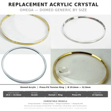Acrylic crystal glass - crystal, omega
