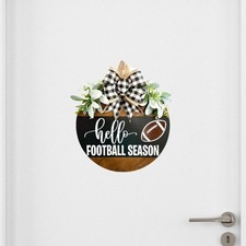 Front Door Sign Hello Football