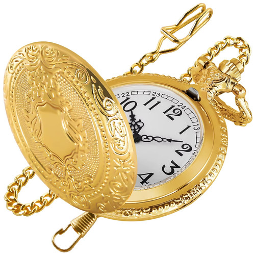 Cf2027 gold vintage - gold, floral