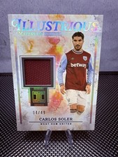 24/25 Panini Impeccable EPL Patch Carlos Soler /49 Westham United Illustrious