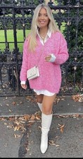 Zara pink knitted jumper size