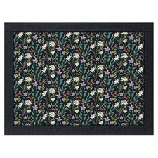 Wild Flower Faux Leather Lap