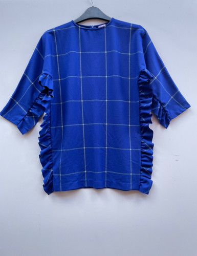 Gufo girl blue check - il, girl's