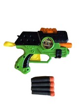 Zuru Xcess Soft Dart Blaster Gun Plus Foam Darts And Foam Discs 