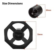 1 x Black Heavy Duty Replacement Spare Sellotape Tape Dispenser Wheel