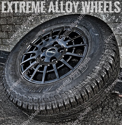 Black sport alloy wheels - black, t