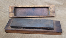 Oil Stone Sharpening  8inch Block in Wooden box