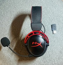 HyperX Cloud Alpha Wireless PC Gaming Headset - Black/Red 