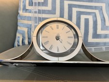 Laura Ashley Clear Lexham Mirror Mantel Clock