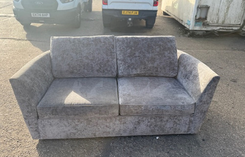Grey velvet sofa - grey, free