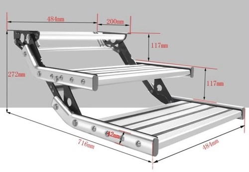 Double motor home step - double,