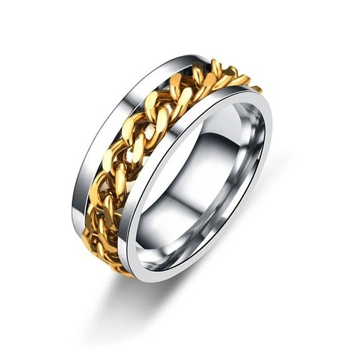 8mm spinning chain ring unisex - spinning,