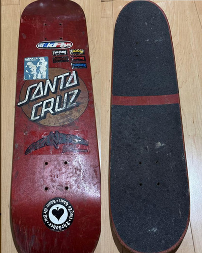 Santa cruz skateboard deck - santa,