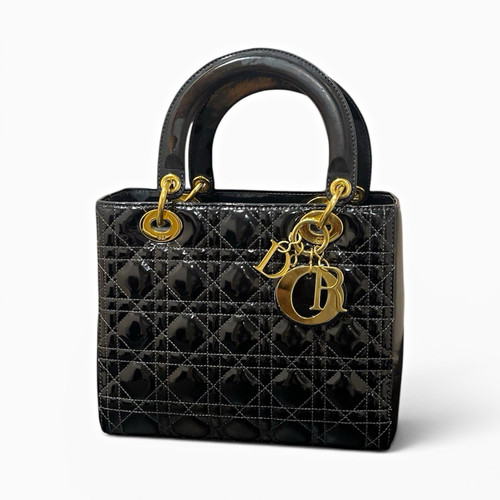 Dior black patent leather - dior,