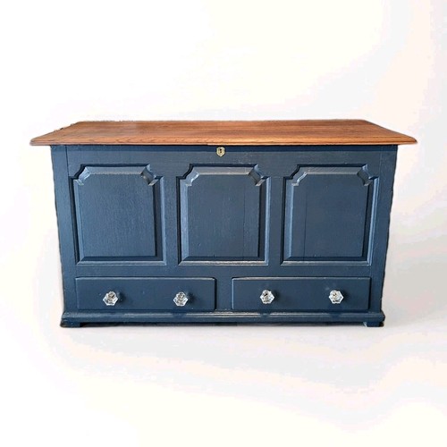 Antique georgian coffer trunk - antique,