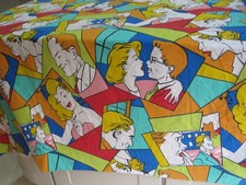 POP ART COMIC BOOK DUVET COVER CRISP FABRIC CRAFT UPCYCLE DRESSMAKING SINGLE