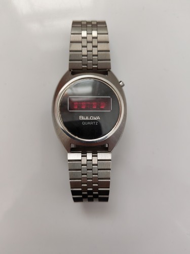 Bulova led vintage mens watch - bulova,