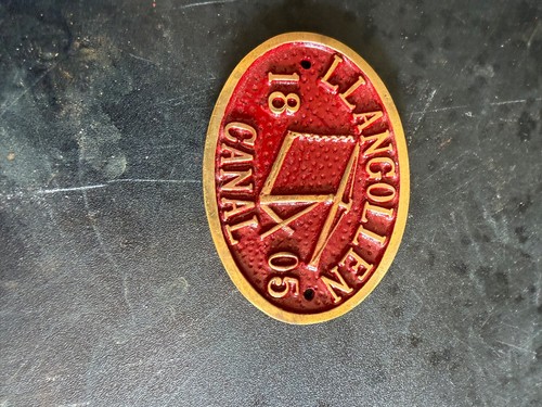Canal brass plaques - brass,