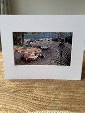 Martin Brundle McLaren Monaco Grand Prix 1994 Mounted Michael Turner F1 Print