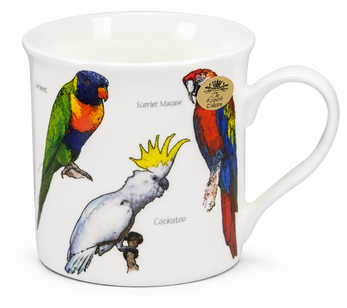 Tropical birds parrot - tropical,