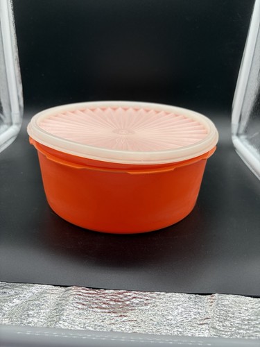 Vintage tupperware orange - tupperware,