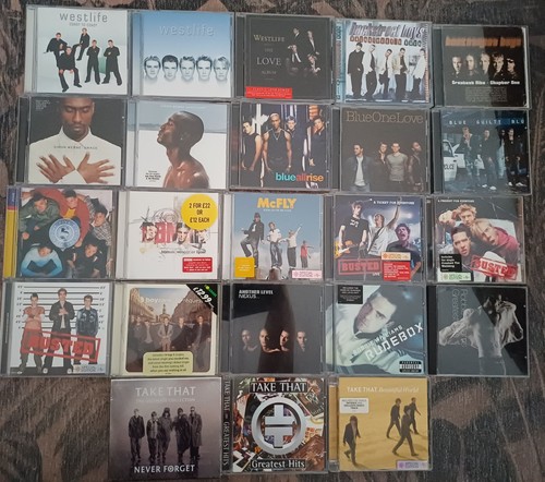 Job lot cds boy bands - job,