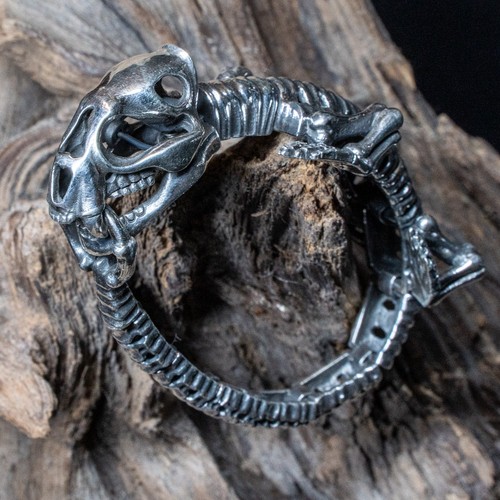 Dinosaur skeleton 925 silver - dinosaur,