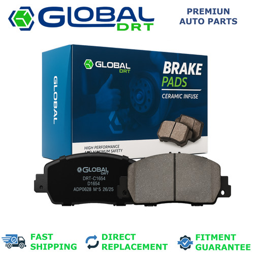 Ceramic front disc - brake, pads