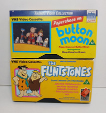 Button Moon VHS The Flintstones Video Tapes Cassette 