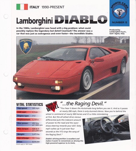 1990 lamborghini diablo - 1990's,