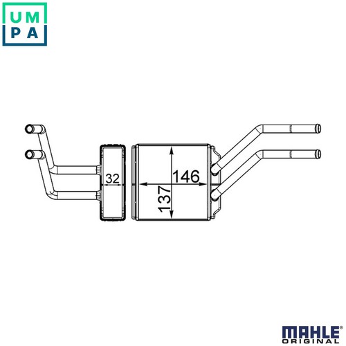 Heat exchanger interior - exchanger,
