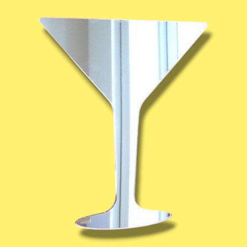 Martini glass shaped - glass,