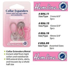 Hemline Metal Collar Extenders