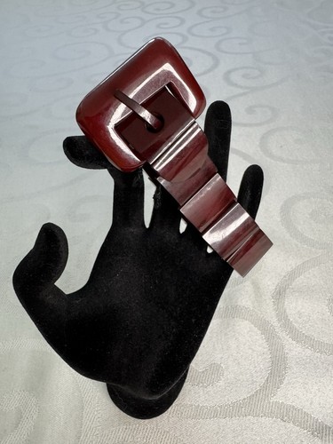 Mcm bakelite buckle bracelet - mcm,