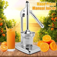 Manual Citrus Juicer Hand Press Juice Extractor Fruit Squeezer Stainless steel