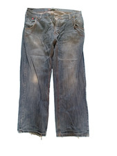 Mens Airwalk Jeans, used Size 36 waist short leg, Vintage blue wash no button