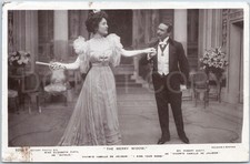 RPPC Vintage Postcard Merry Widow Theatre Production England
