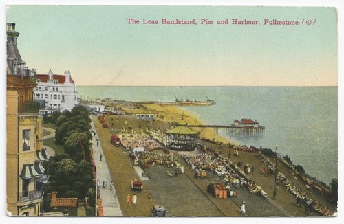 Folkstone the leas bandstand - the,